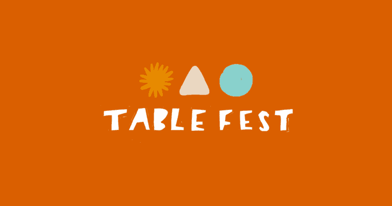 TableFest thumbnail with fun shapes